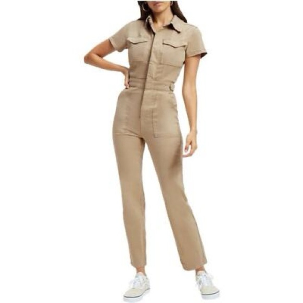 Good American Beige Jumpsuit